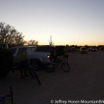 Mountain Bike in the Moonlight at McDowell Mountain Park